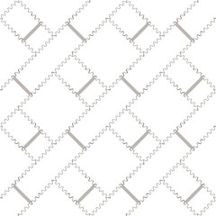 Naklejka premium Vector seamless pattern. Modern stylish texture. Repeating geometric pattern tiles with staggered squares.