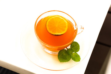 Tea Hot Close up on morning