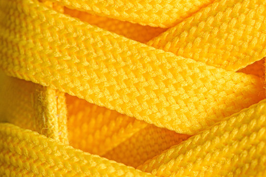 Yellow Sneakers Shoelaces