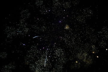 fireworks in the sky