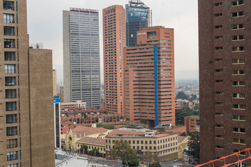 Fototapeta premium Día nublado en Bogotá