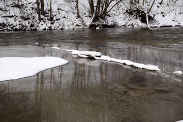 River in winter