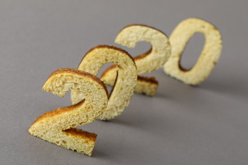 Numbers of bread