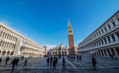 Naklejka premium Piazza San Marco, Venezia.