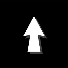 Arrow Up icon flat