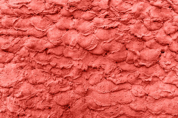 LIVING CORAL. Color of the year 2019 concept. Living coral 2019 paint texture. Pink background