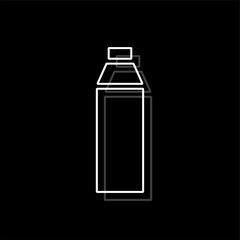 Bottle icon flat