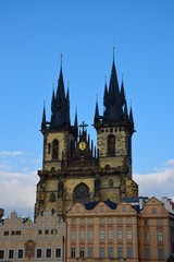 Fototapeta na wymiar Cathedrai in the old town of Prague