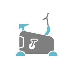 Gym icon on white background for graphic and web design, Modern simple vector sign. Internet concept. Trendy symbol for website design web button or mobile app