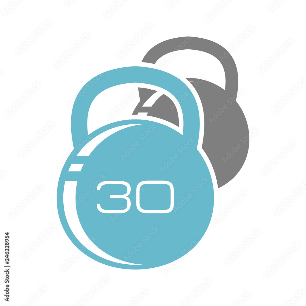 Poster weights icon on white background for graphic and web design, modern simple vector sign. internet con