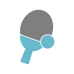 Table tennis icon on white background for graphic and web design, Modern simple vector sign. Internet concept. Trendy symbol for website design web button or mobile app