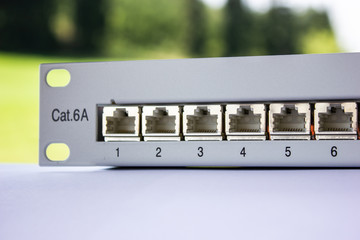 Netzwerk Rj45 Patchfeld