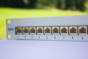 Netzwerk Rj45 Patchfeld