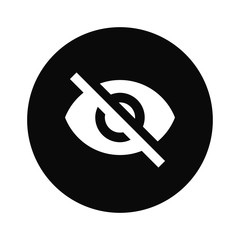 Invisible vector icon