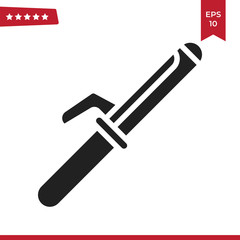 Straightener icon vector