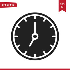 Clock icon vector