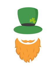 Irish leprechaun icon.
