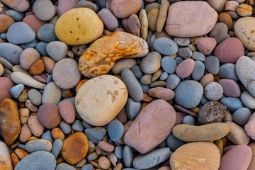 Beach stones background