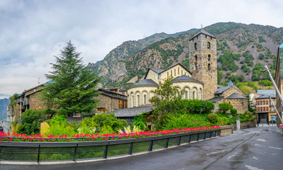 Saint Stephen church in Andorra la Vella