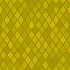 Abstract seamless pattern of small rhombus or pixels in yellow colors