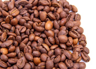 Coffee beans background. 