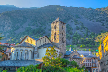 Saint Stephen church in Andorra la Vella