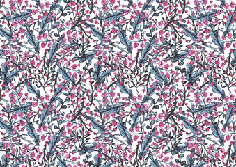 Estampados florales de rosas para papel tela o fondos