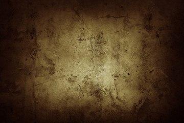 Brown textured grunge concrete wall background