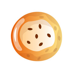 Homemade pastries with a crisp. Freshly baked handmade bread.