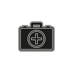 first aid bag icon - medical box - emergency icon - health care