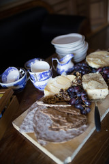 Table filled with Norwegian food