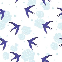 swallow bird pattern