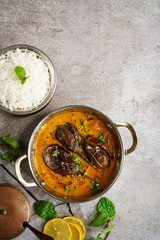 Dahi Baingan / Eggplant Yogurt curry-Popular Odia dish fromIndia