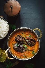 Dahi Baingan / Eggplant Yogurt curry-Popular Odia dish fromIndia