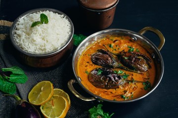 Dahi Baingan / Eggplant Yogurt curry-Popular Odia dish fromIndia