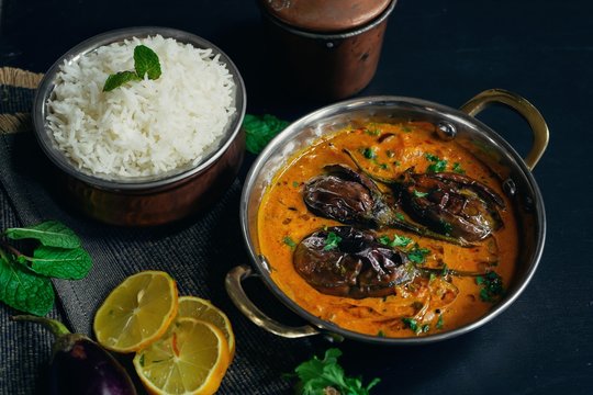 Dahi Baingan / Eggplant Yogurt curry-Popular Odia dish fromIndia