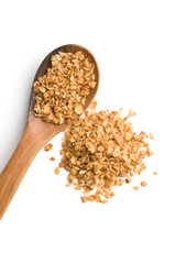 Healthy buckwheat flakes.