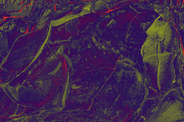 Beautiful abstract marble pattern, stone texture.Purple, red and yellow background colors. Fashionable textiles, fabric, packaging, paintings for the interior.