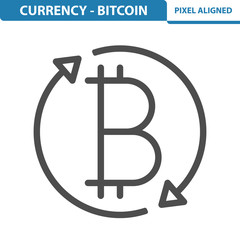 Currency - Bitcoin Icon