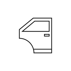 car, door outline icon. Can be used for web, logo, mobile app, UI, UX