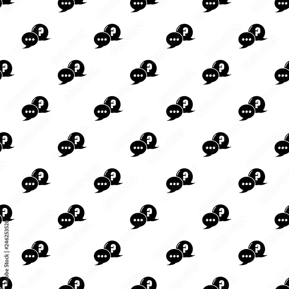 Poster dialog pattern vector seamless repeating for any web design