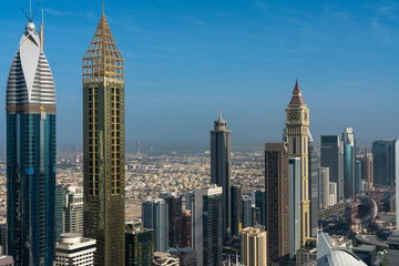 Dubai city view, United arabic emirates