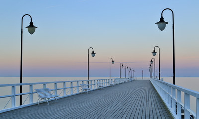 Pier in Sopot, Polen
