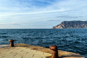 Seascape in Liguria, Italy (Cinque Terre)