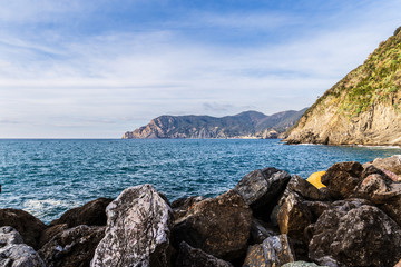 Seascape in Liguria, Italy (Cinque Terre)