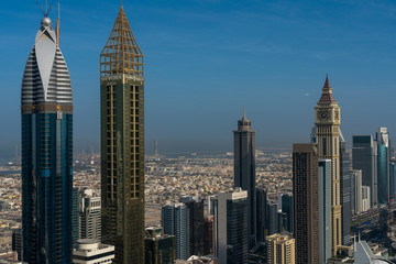 Fototapeta premium Dubai dowtown skyscrapers, United arabic emirates