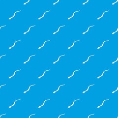 Mamba snake pattern vector seamless blue repeat for any use