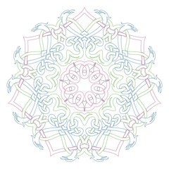 Decorative mandala. Good for coloring book for adult and older children