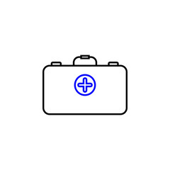 Medical box aid icon. Element of Medical icon for mobile concept and web apps. Detailed Medical box aid icon can be used for web and mobile