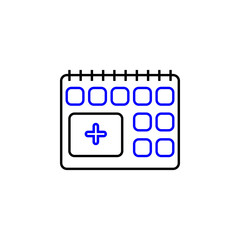 Medical appointment icon. Element of Medical icon for mobile concept and web apps. Detailed Medical appointment icon can be used for web and mobile